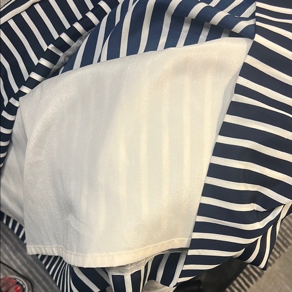 J. Crew Navy and white Pleated - Picture 8 of 10